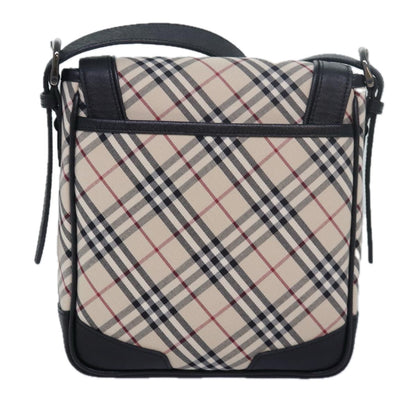 Burberry Nova Brand Canvas White Shoulder Bag Style 44