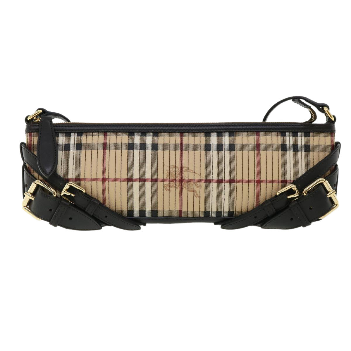 Burberry Nova Brand Canvas White Shoulder Bag Style 22