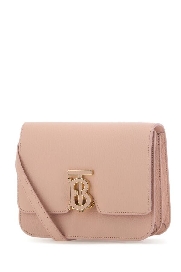 Burberry Woman Small Leather Pink Crossbody Bag