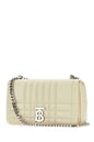 Burberry Woman Ivory Leather Crossbody Bag