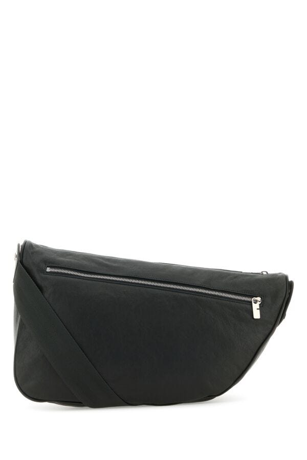 Burberry Man Slate Leather Crossbody Bag