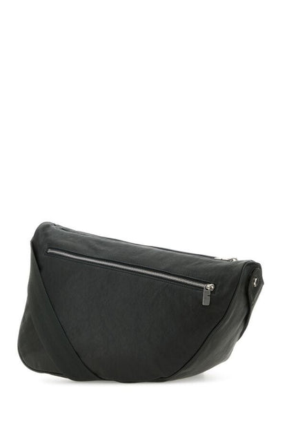 Burberry Man Slate Leather Crossbody Bag