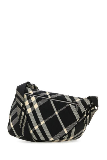 Burberry Man Embroidered Red Crossbody Bag