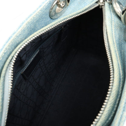 Christian Dior Clear Light Blue Denim Plastic Handbag Shoulder Bag () Rovelle Bags