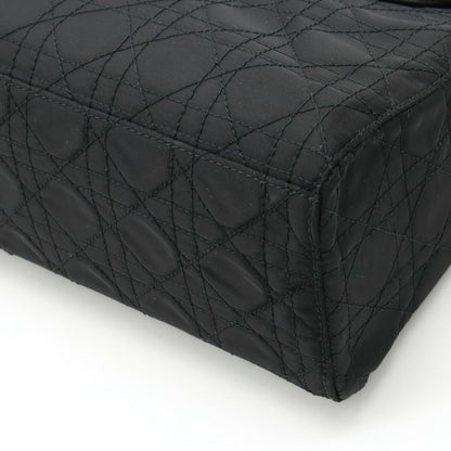 Christian Dior Lady Dior Black Nylon Handbag Shoulder Bag Rovelle Bags