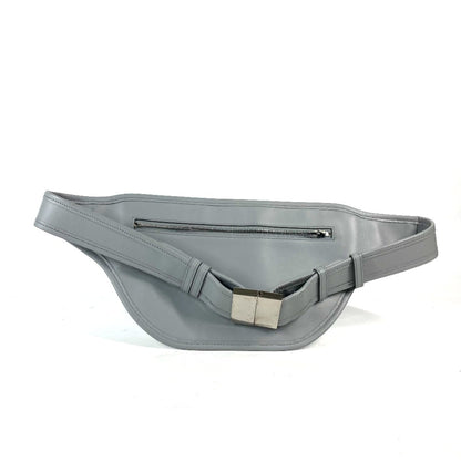 Burberry Gray Leather Fanny Pack ( )