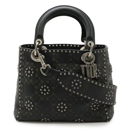Christian Dior Black Khaki Leather Handbag Shoulder Bag Rovelle Bags