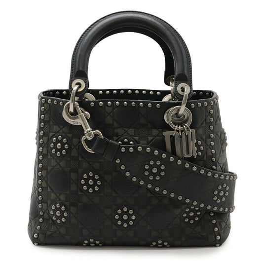 Christian Dior Black Khaki Leather Handbag Shoulder Bag Rovelle Bags