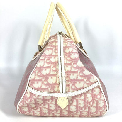 Christian Dior Pink Yellow Trotter Boston Bag Handbag Tote Bag Rovelle Bags