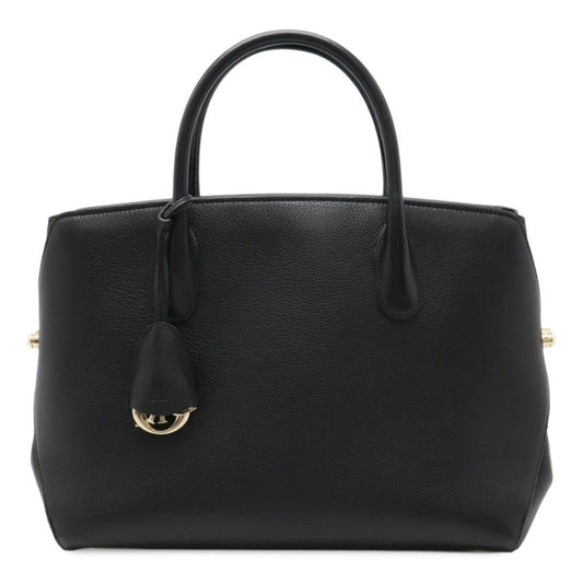 Christian Dior Black Leather Handbag Tote Bag Style 7 Rovelle Bags
