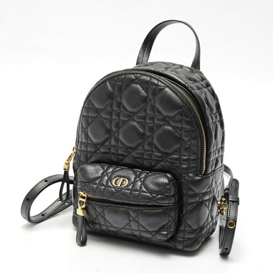Christian Dior Black Leather Backpack Style 5 Rovelle Bags
