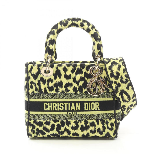 Christian Dior Black Green Canvas Handbag Rovelle Bags