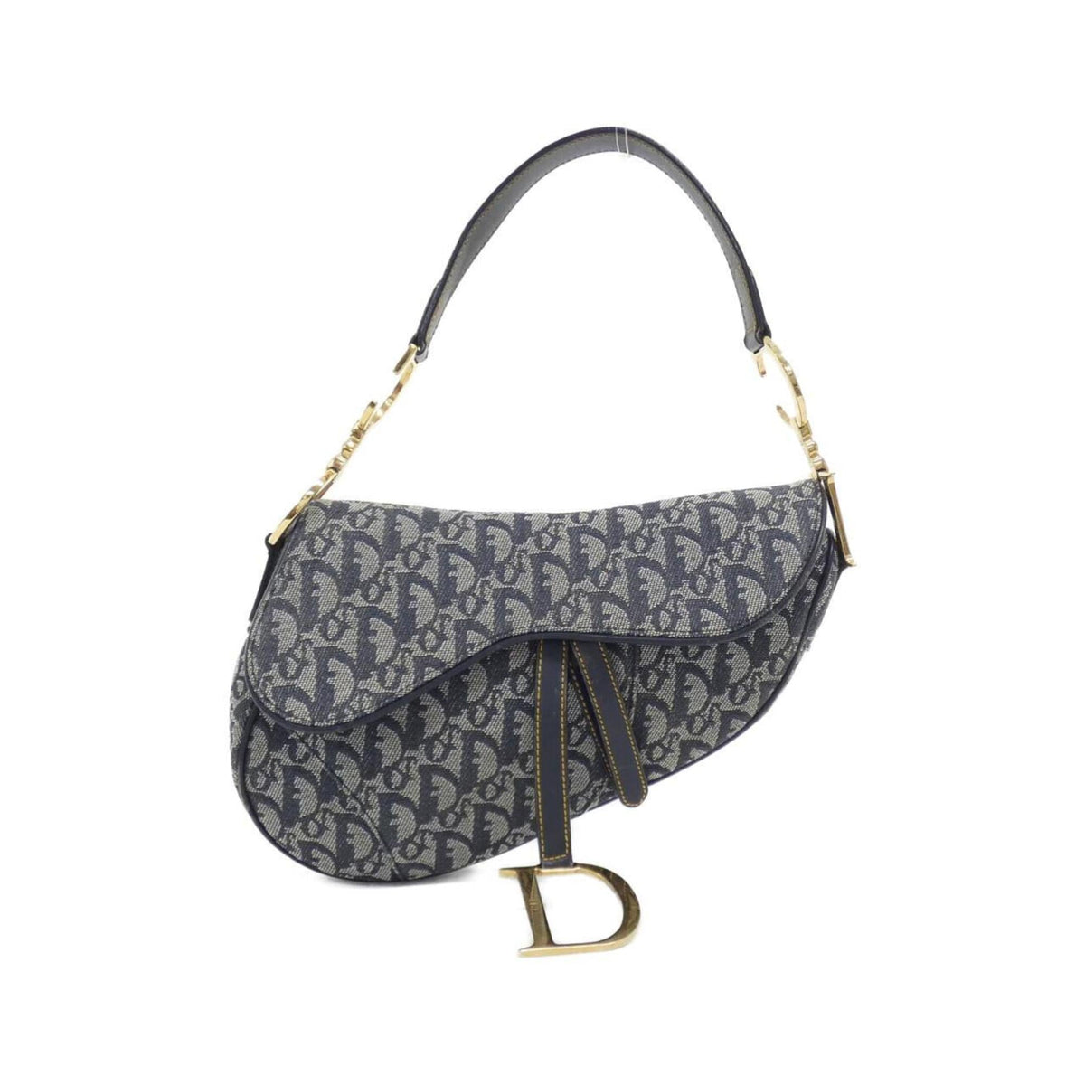 Christian Dior Blue Canvas Shoulder Bag Rovelle Bags