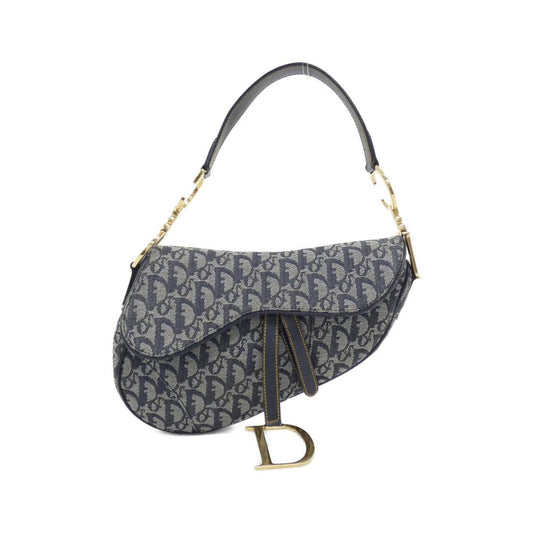 Christian Dior Blue Canvas Shoulder Bag Rovelle Bags