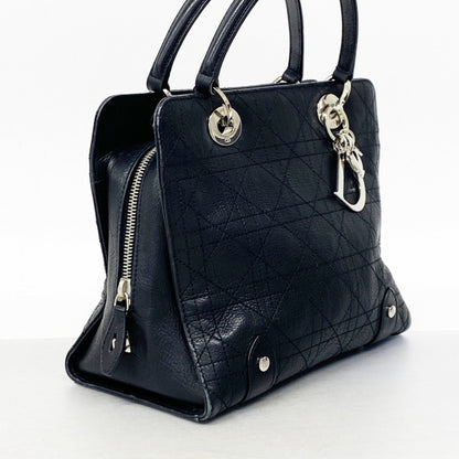 Christian Dior Black Leather Handbag Style 2 Rovelle Bags