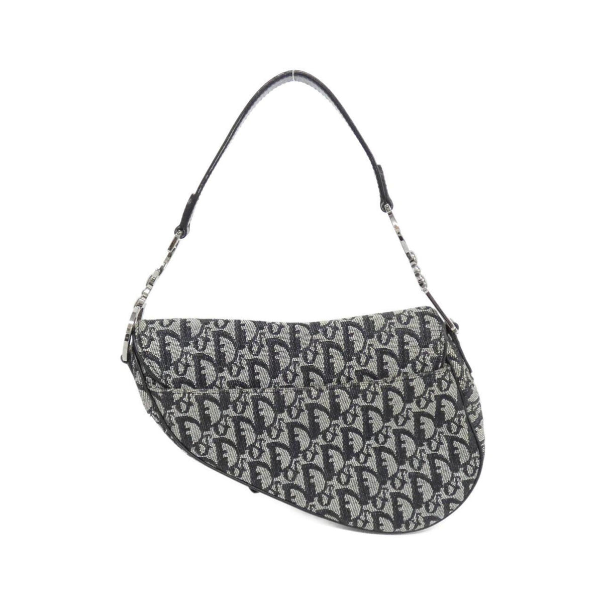 Christian Dior Black Canvas Shoulder Bag Style 4 Rovelle Bags