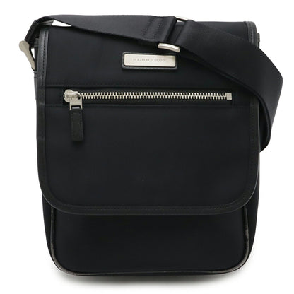 Burberry Black Nylon Leather Shoulder Bag ( )