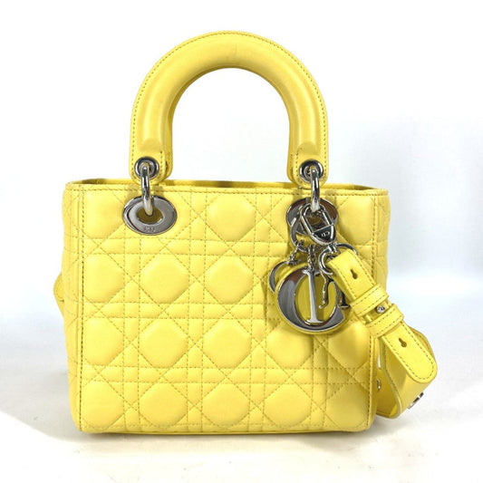 Christian Dior Yellow Leather Handbag Style 2 Rovelle Bags