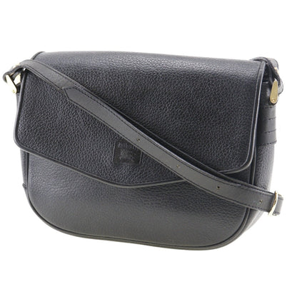 Burberry Black Leather Shoulder Bag ( )
