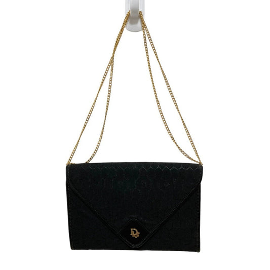 Christian Dior Black Canvas Shoulder Bag Rovelle Bags