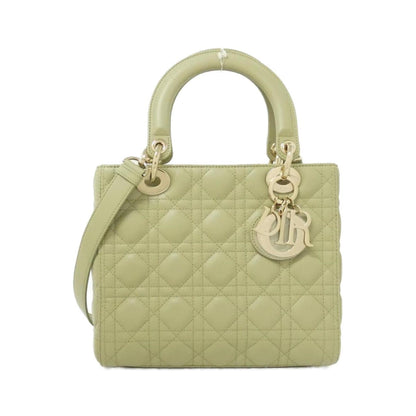 Christian Dior Green Leather Handbag Rovelle Bags