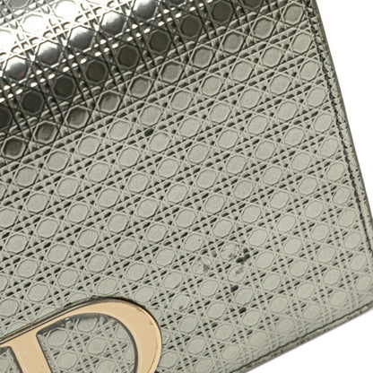 Christian Dior Silver Leather Shoulder Bag Rovelle Bags