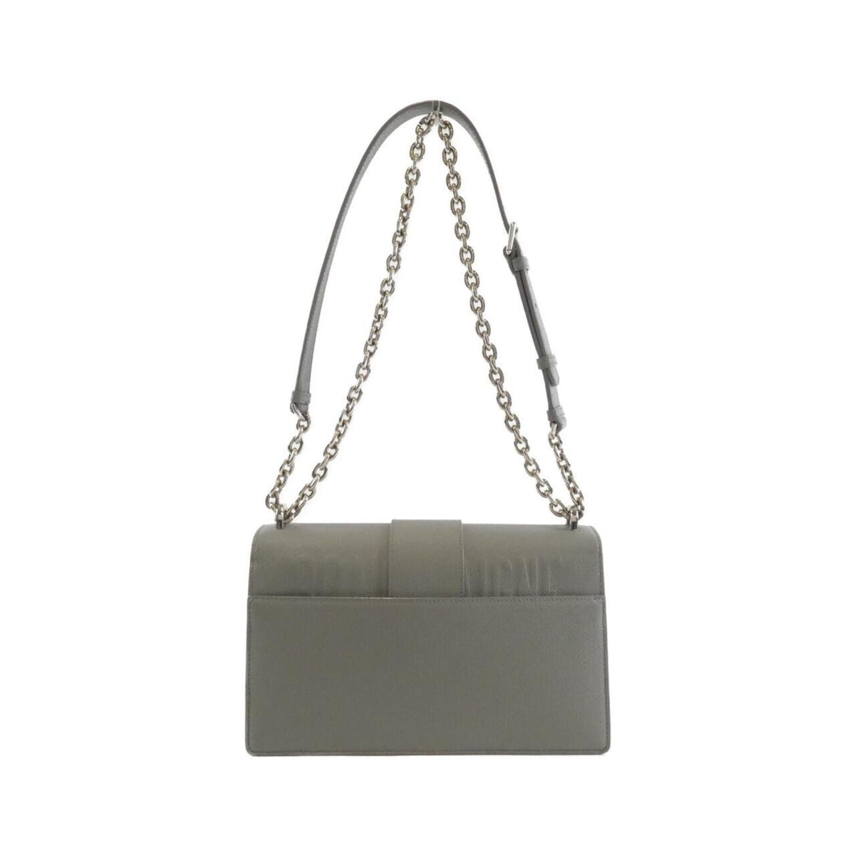 Christian Dior Gray Leather Shoulder Bag Leather Rovelle Bags