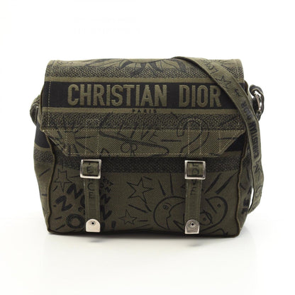 Christian Dior Khaki Canvas Shoulder Bag Rovelle Bags