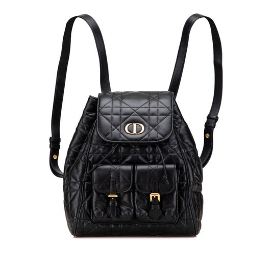 Christian Dior Black Leather Backpack Style 4 Rovelle Bags