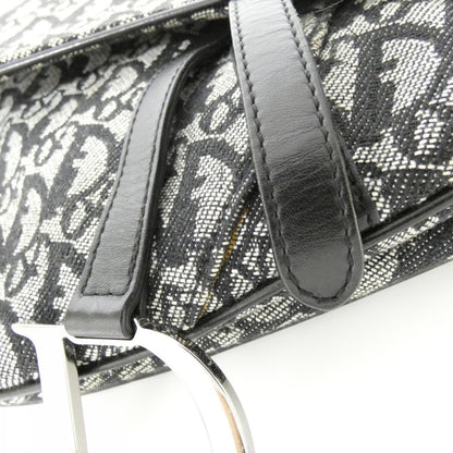 Christian Dior Black Canvas Shoulder Bag Style 4 Rovelle Bags