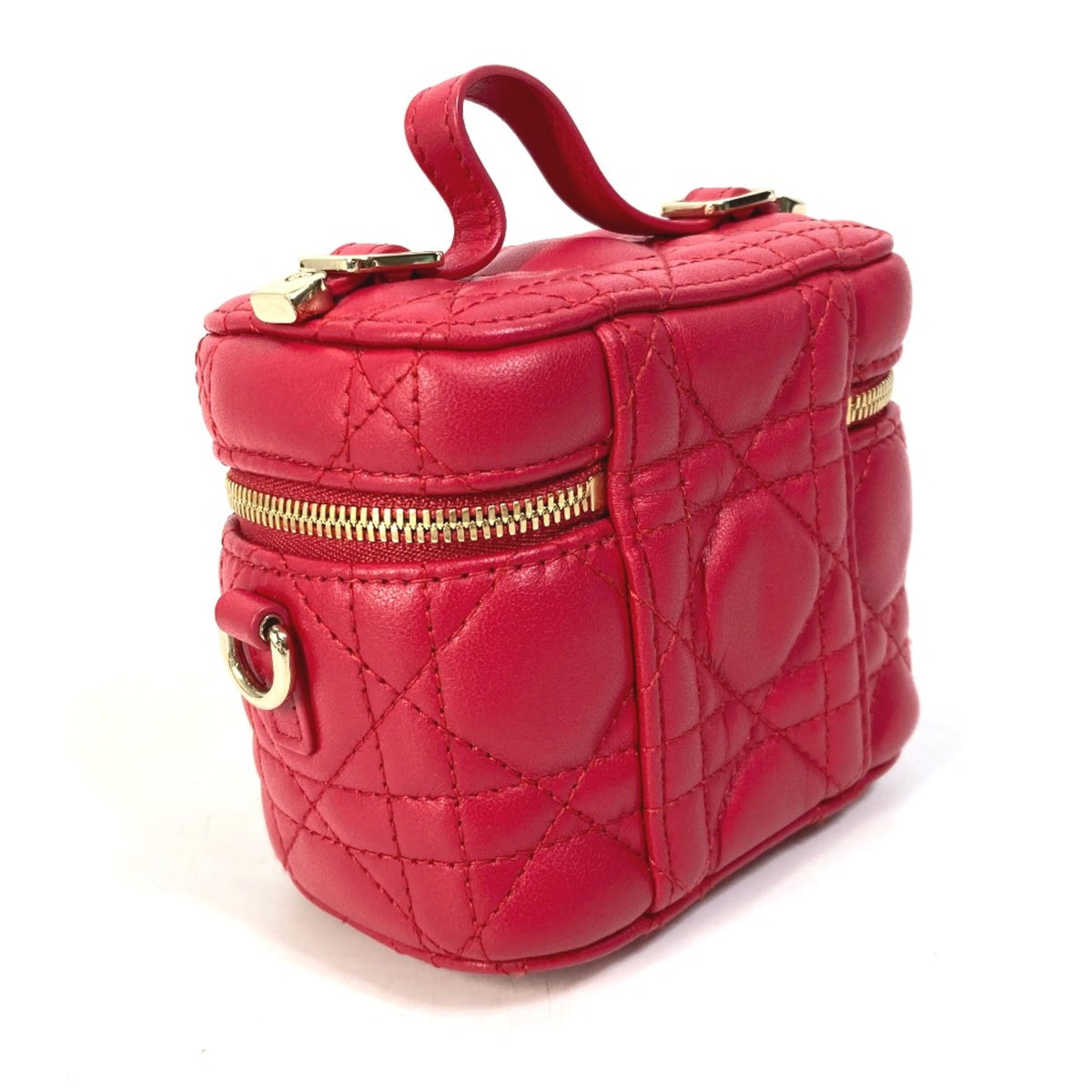 Christian Dior Red Leather Handbag Rovelle Bags