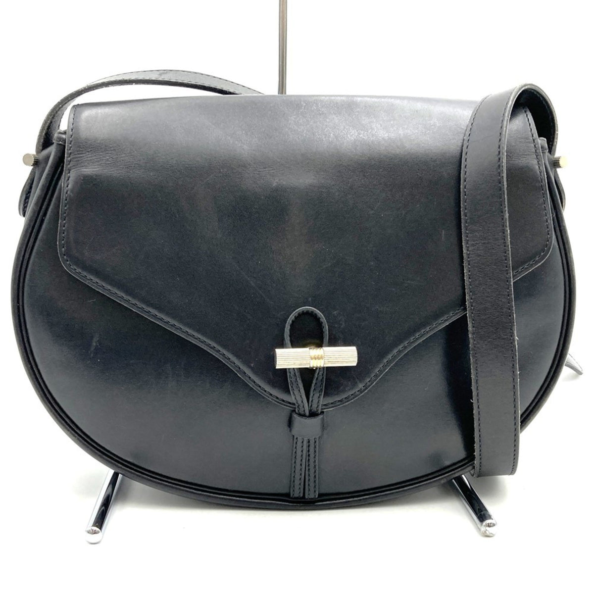 Christian Dior Black Leather Shoulder Bag Style 29 Rovelle Bags