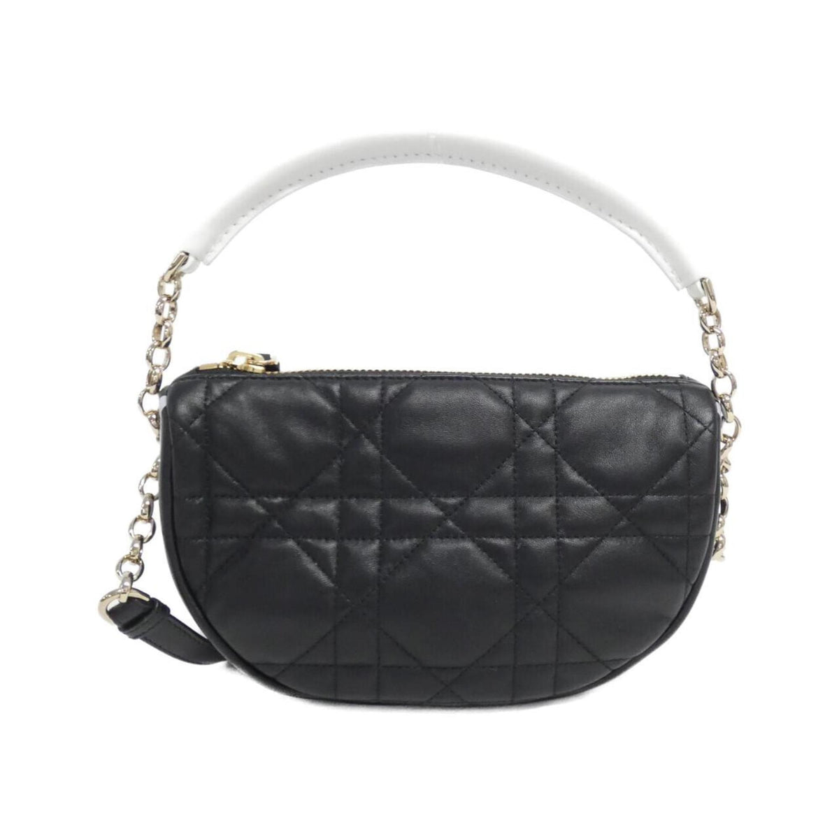 Christian Dior Black Leather Shoulder Bag Style 34 Rovelle Bags