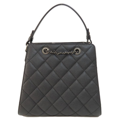 Chanel CC Bucket Matelasse Handbag Caviar Skin Women's Rovelle Bags
