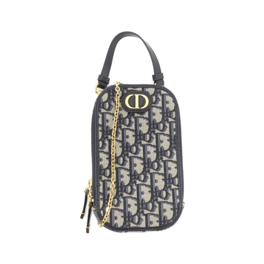 Christian Dior Blue Canvas Pouch Shoulder Bag Rovelle Bags