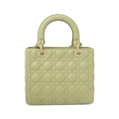 Christian Dior Green Leather Handbag Rovelle Bags