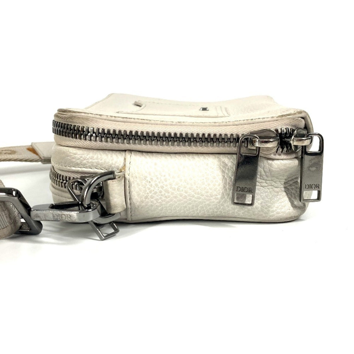 Christian Dior Ivory Leather Shoulder Bag Rovelle Bags