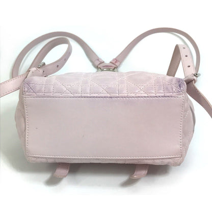 Christian Dior Pink Leather Backpack Style 2 Rovelle Bags