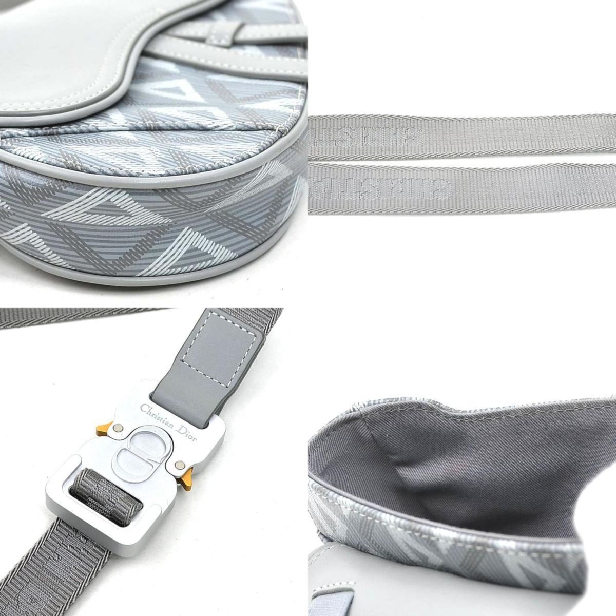 Christian Dior Gray Leather Sling Bag Rovelle Bags