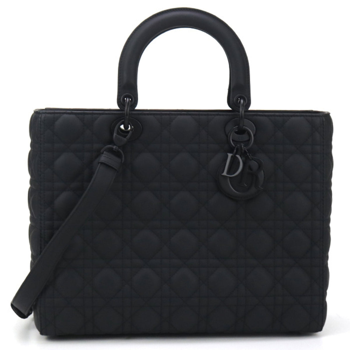 Christian Dior Black Leather Tote Bag Style 4 Rovelle Bags