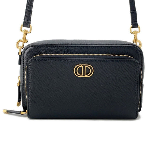 Christian Dior Black Leather Shoulder Bag Style 25 Rovelle Bags