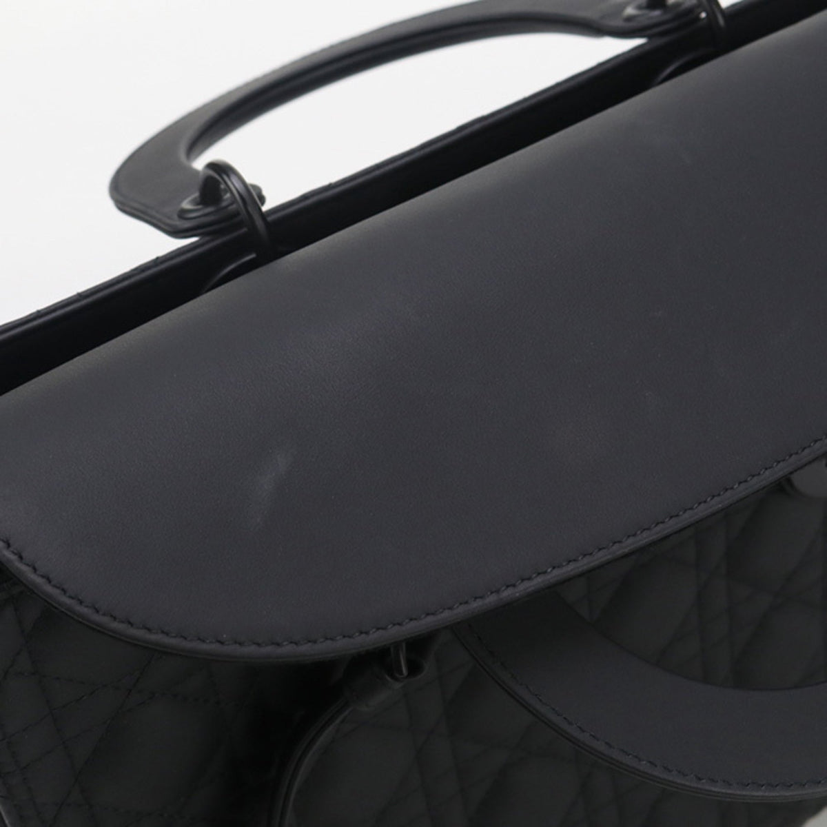 Christian Dior Black Leather Tote Bag Style 4 Rovelle Bags