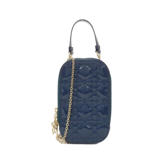 Christian Dior Blue Leather Handbag Pouch Shoulder Bag Rovelle Bags