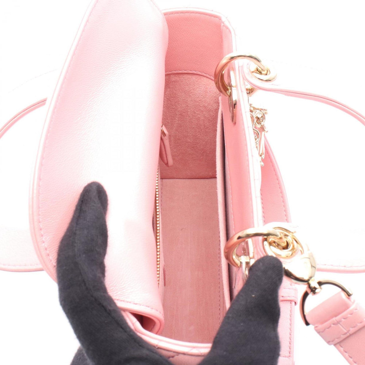 Christian Dior Pink Leather Handbag Style 4 Rovelle Bags
