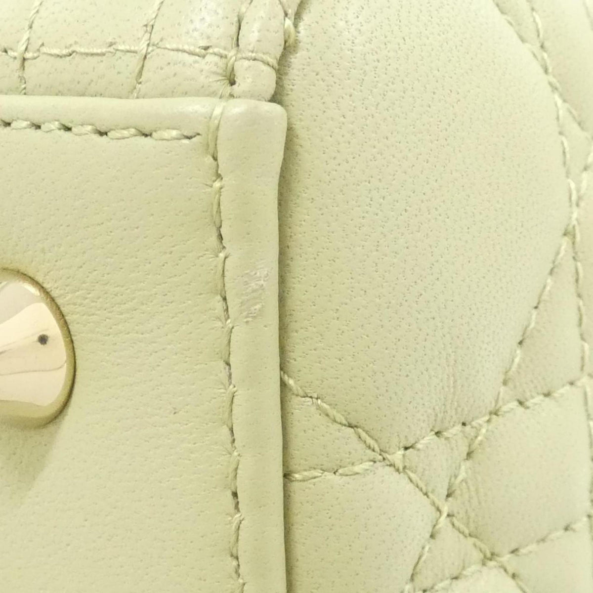 Christian Dior Green Leather Handbag Rovelle Bags