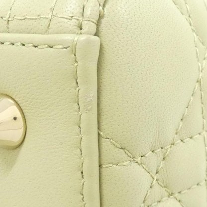 Christian Dior Green Leather Handbag Rovelle Bags
