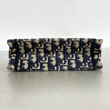 Christian Dior Navy Canvas Handbag Rovelle Bags