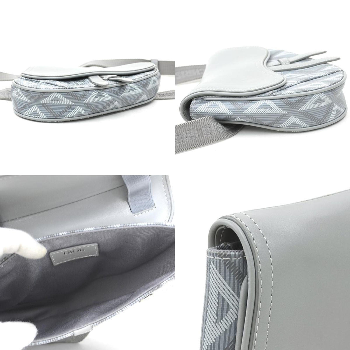 Christian Dior Gray Leather Sling Bag Rovelle Bags