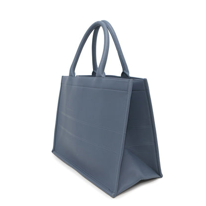 Christian Dior Blue Leather Tote Bag Rovelle Bags