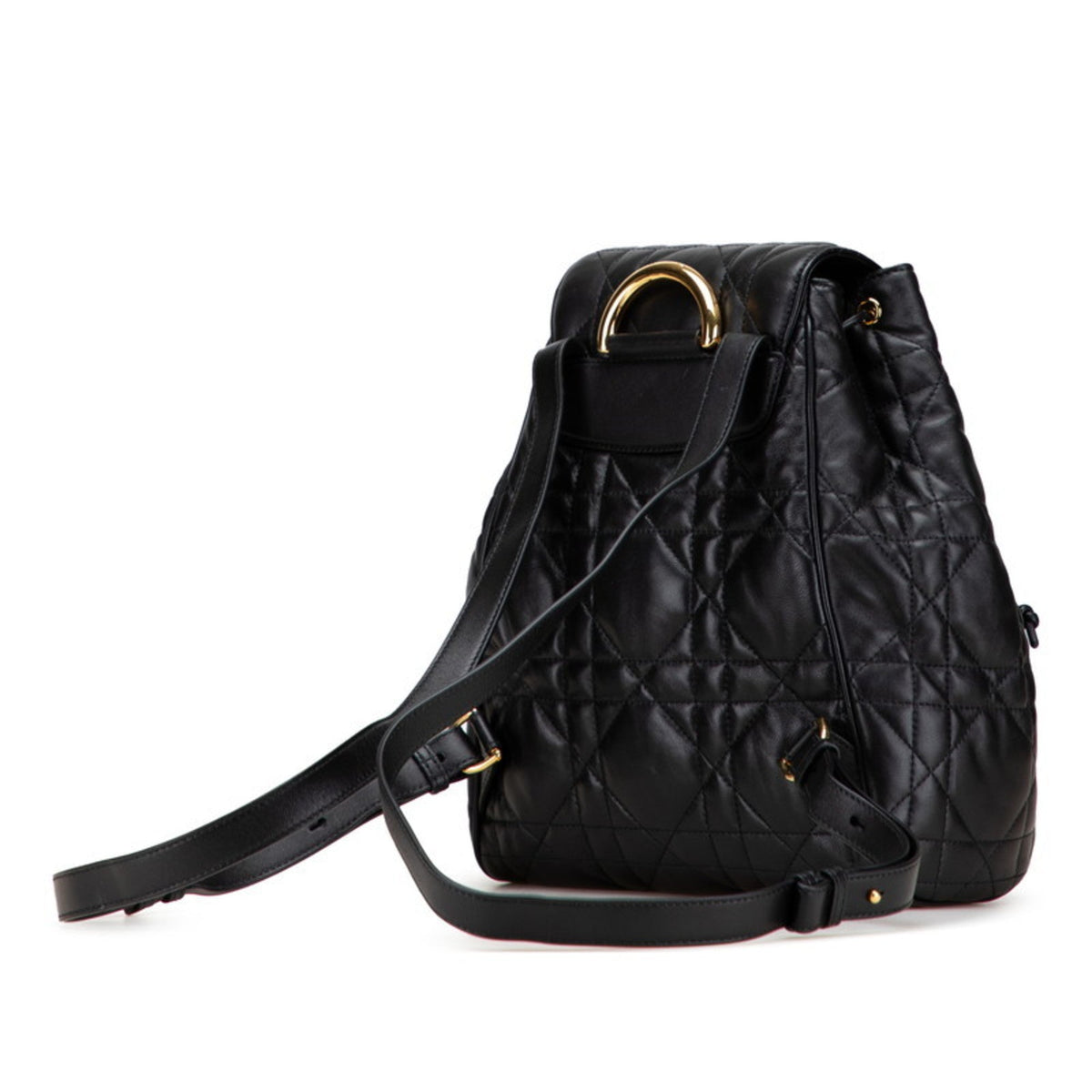 Christian Dior Black Leather Backpack Style 4 Rovelle Bags